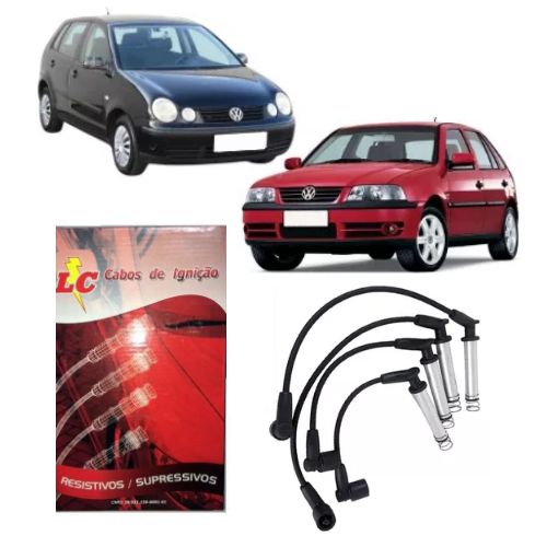 Cabo de Vela Gol 1.0 16V 2002 em Diante / Polo 1.0 16V 2002 em Diante LC Cabos