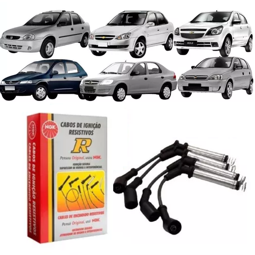 Cabo de Vela Corsa 1997 em Diante / Agile 1.4 2009 em Diante NGK